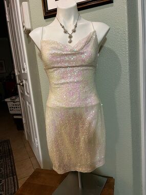 Iridescent Sequin dress